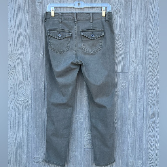 Stitch Star Olive Green Skinny Pants Size 4 - Picture 3 of 4
